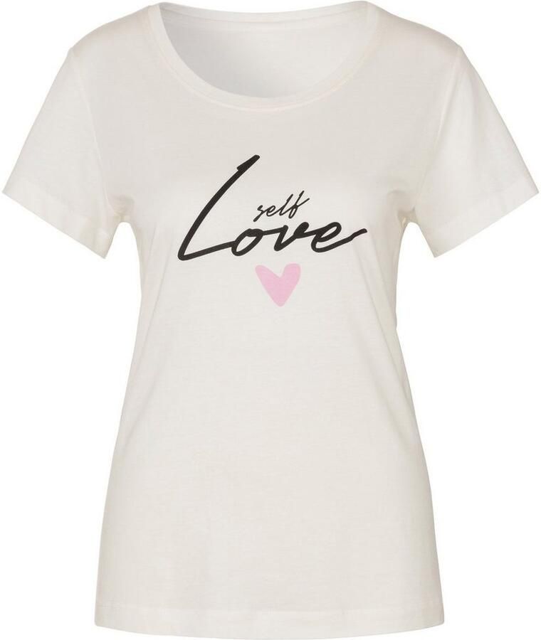 S.Oliver RED LABEL Beachwear Pyjama met hartjesprint (2-delig)