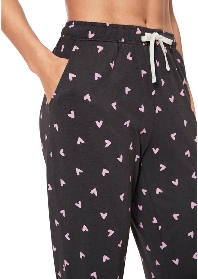 S.Oliver RED LABEL Beachwear Pyjama met hartjesprint (2-delig) - Foto 3