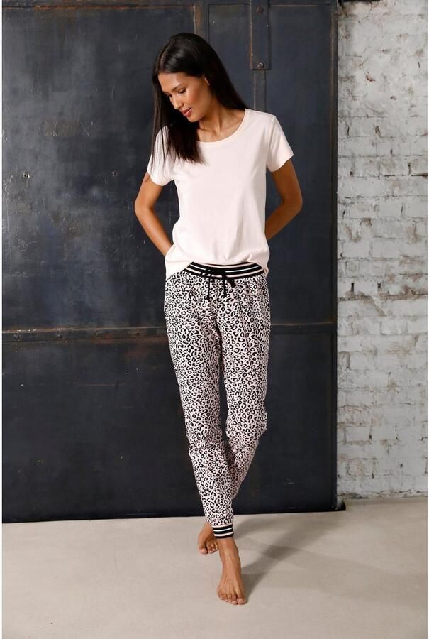 S.Oliver RED LABEL Beachwear Pyjama met luipaardprint (2-delig 1 stuk) - Foto 3