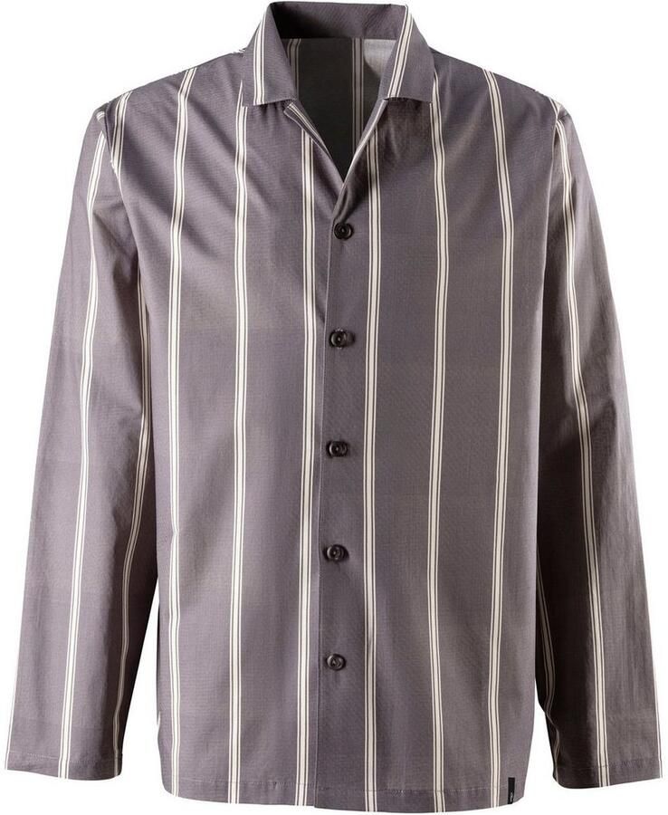 S.Oliver RED LABEL Beachwear Pyjama met strepen en modieuze reverskraag (2-delig 1 stuk)