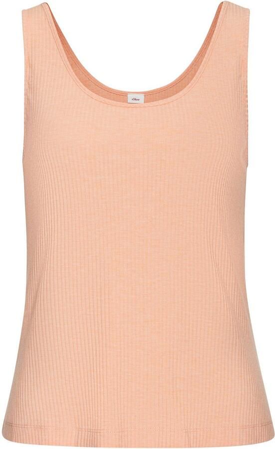 S.Oliver RED LABEL Beachwear Pyjama top elastisch ribmateriaal - Foto 4