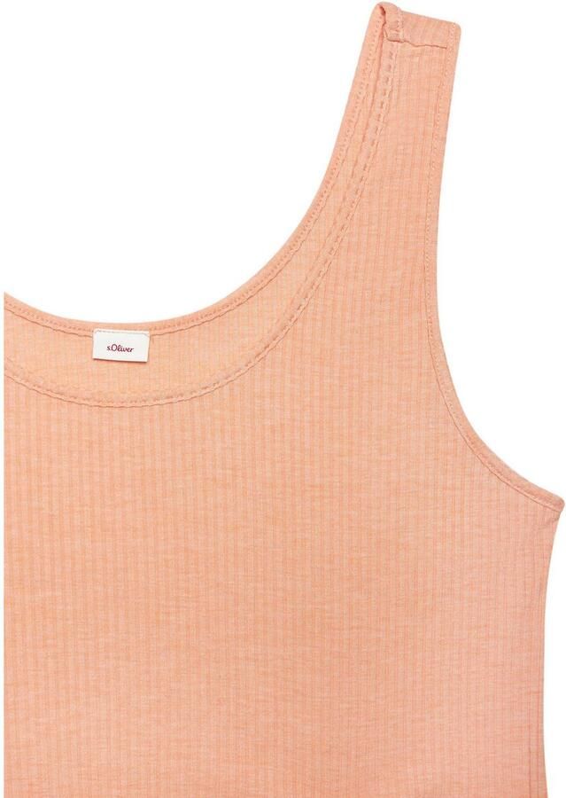 S.Oliver RED LABEL Beachwear Pyjama top elastisch ribmateriaal