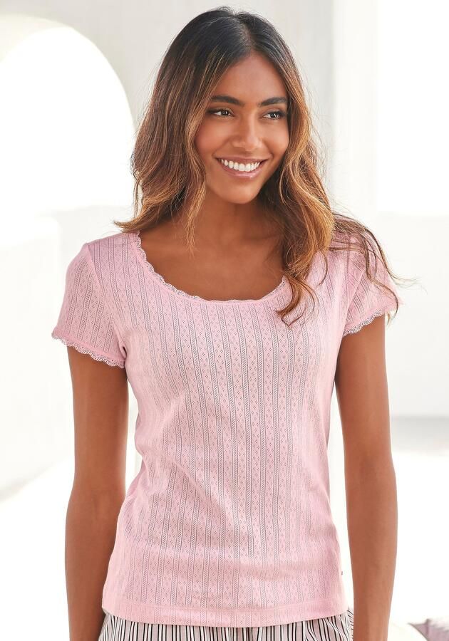 S.Oliver RED LABEL Beachwear Pyjama top in ajourbreisel - Foto 5