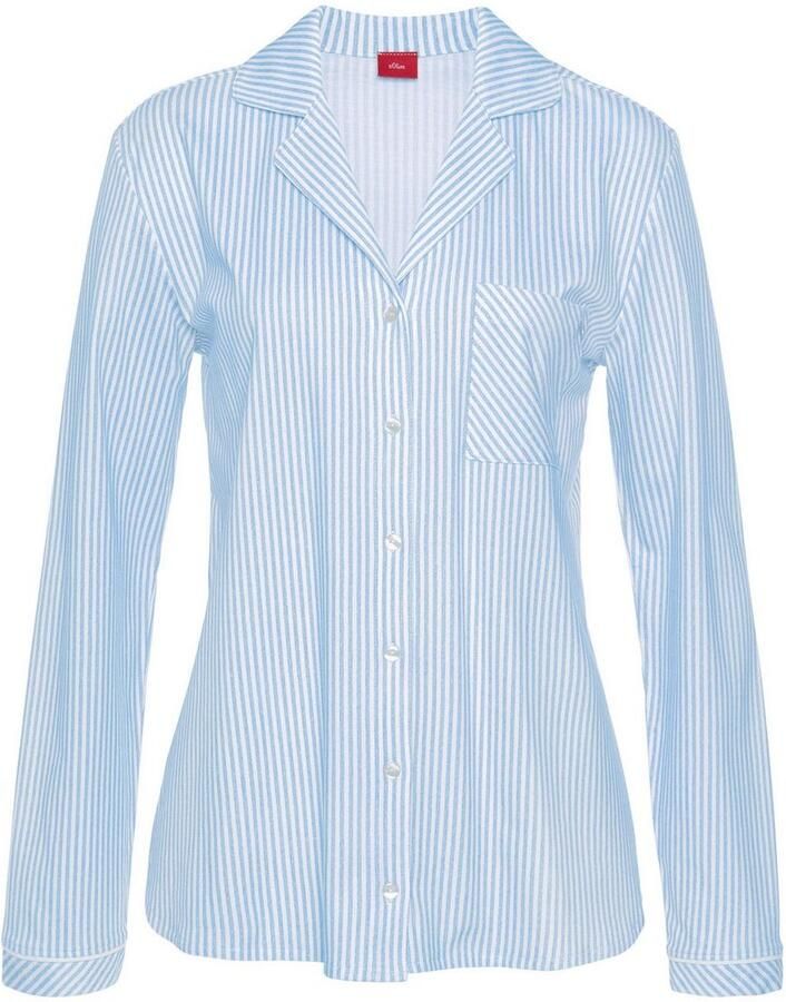 S.Oliver RED LABEL Pyjamabovendeel met streepmotief model 'Everyday'