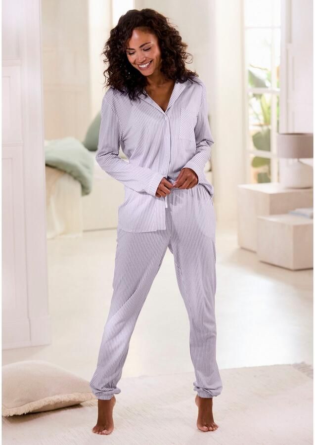 S.Oliver RED LABEL Pyjamabovendeel met streepmotief model 'Everyday' - Foto 5