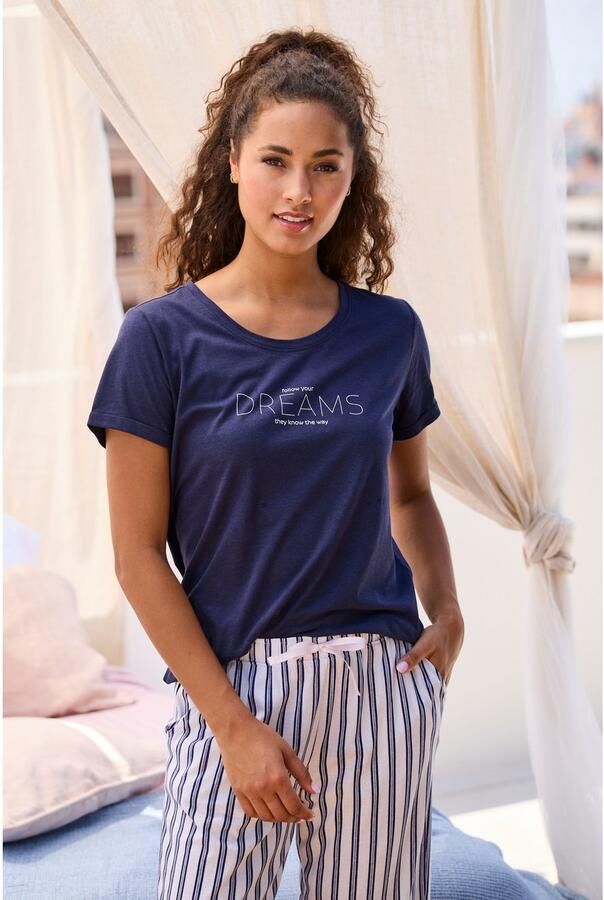 S.Oliver RED LABEL Beachwear Pyjama top met frontprint - Foto 3