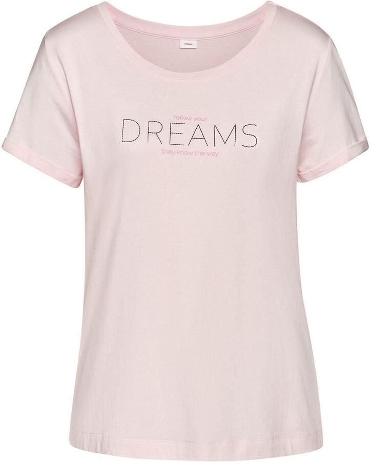 S.Oliver RED LABEL Beachwear Pyjama top met frontprint - Foto 6