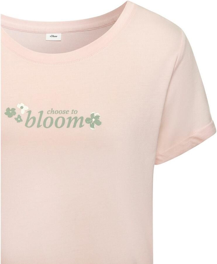 S.Oliver RED LABEL Beachwear Pyjamashort Met mooi alloverpatroon