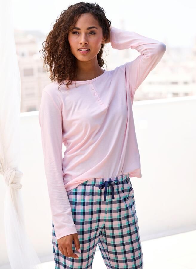 S.Oliver RED LABEL Beachwear Pyjama top met knoopsluiting - Foto 5