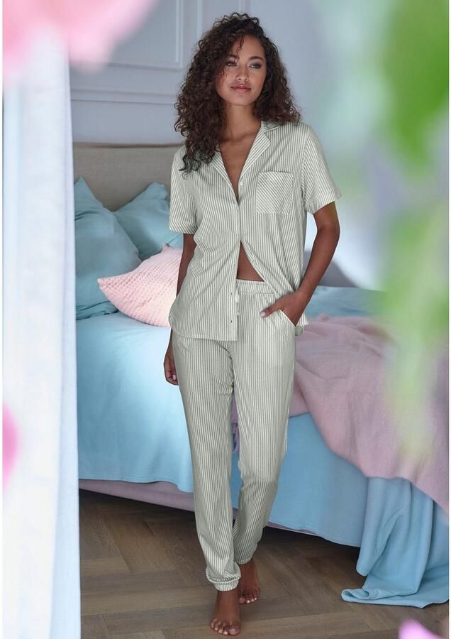 S.Oliver RED LABEL Beachwear Pyjama top met opgestikte borstzak - Foto 3