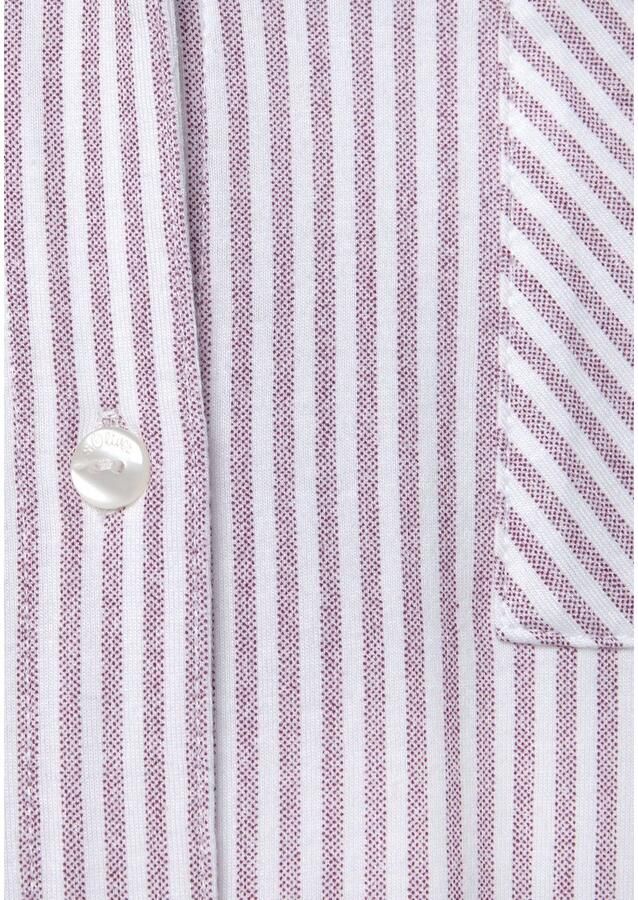 S.Oliver RED LABEL Korte pyjamabroek met streepmotief model 'Everyday' - Foto 3