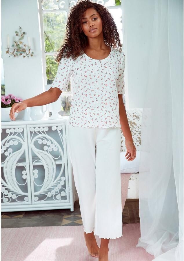 S.Oliver RED LABEL Beachwear Pyjama top met pofmouwen - Foto 4