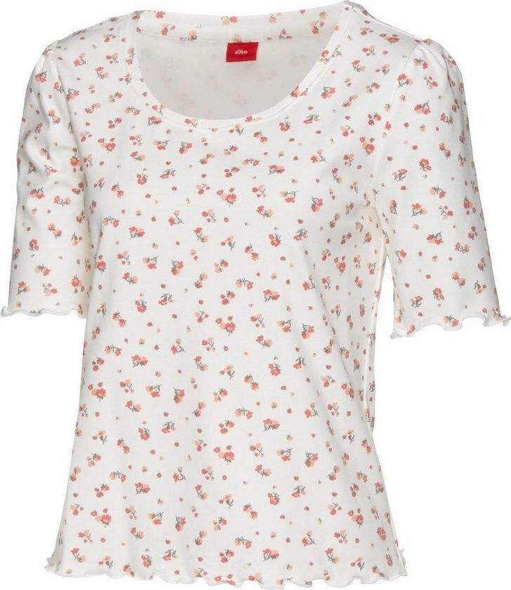 S.Oliver RED LABEL Beachwear Pyjama top met pofmouwen - Foto 2
