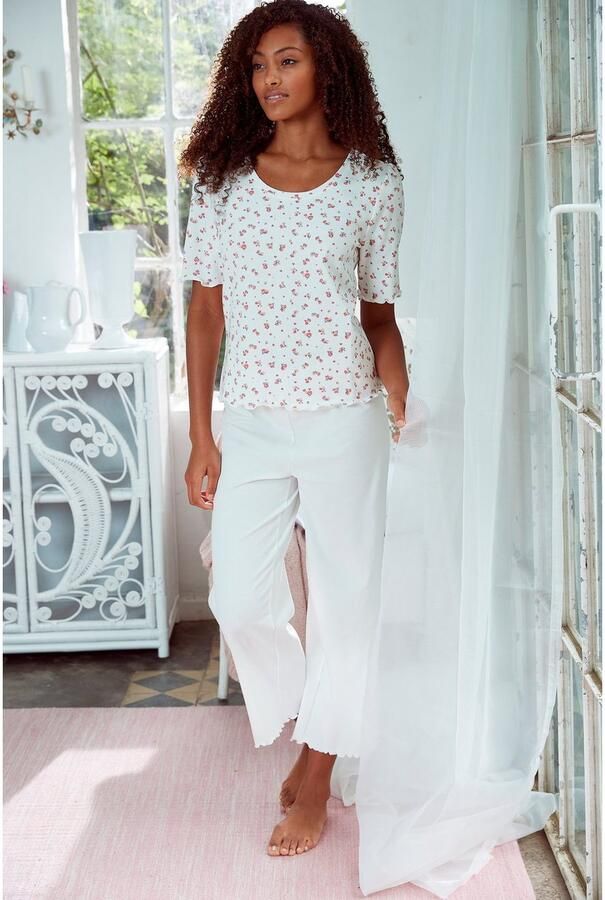 S.Oliver RED LABEL Beachwear Pyjama top met pofmouwen - Foto 7