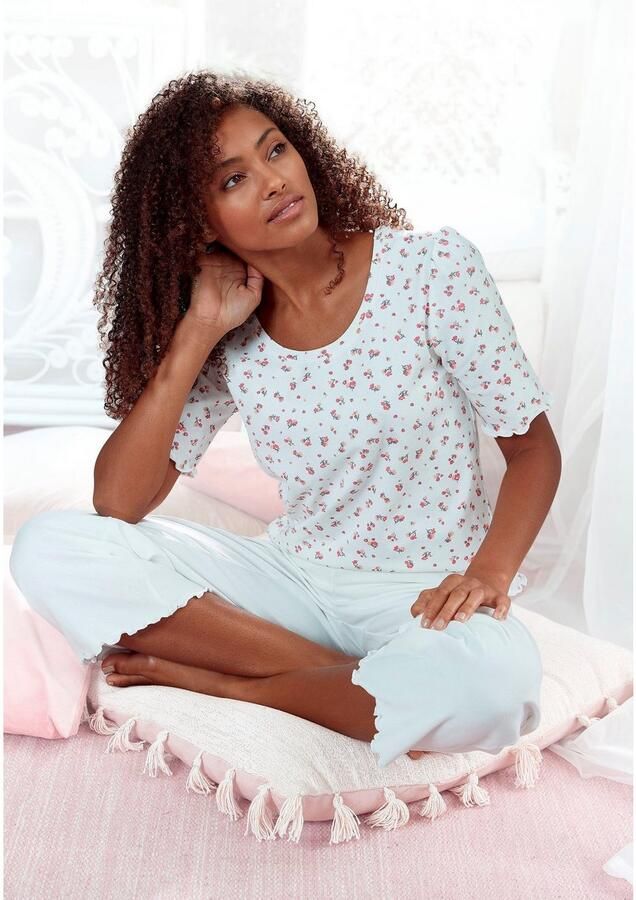 S.Oliver RED LABEL Beachwear Pyjama top met pofmouwen - Foto 3