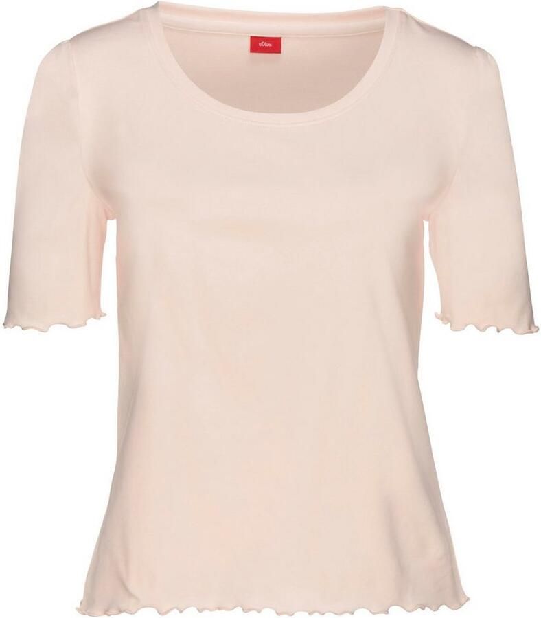 S.Oliver RED LABEL Beachwear Pyjama top met pofmouwen