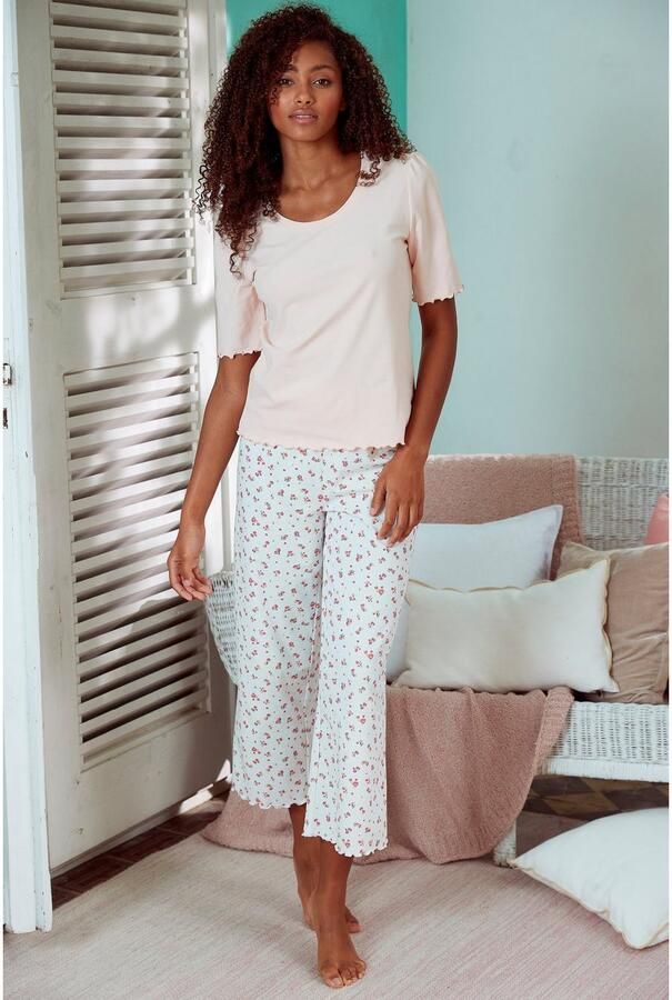 S.Oliver RED LABEL Beachwear Pyjama top met pofmouwen - Foto 8