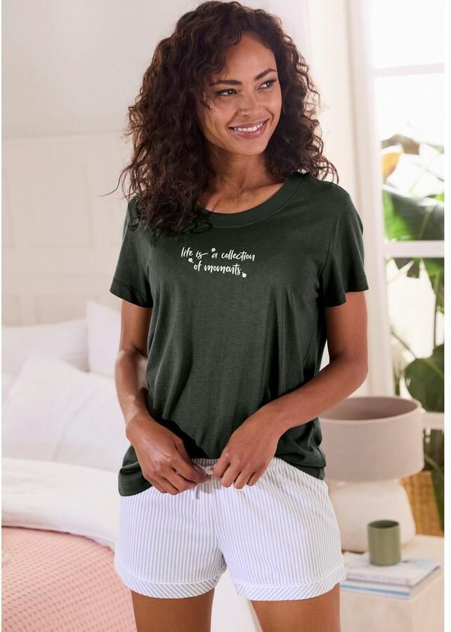 S.Oliver RED LABEL Beachwear Pyjama top met schattige frontprint - Foto 3