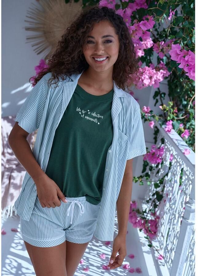 S.Oliver RED LABEL Beachwear Pyjama top met schattige frontprint - Foto 2