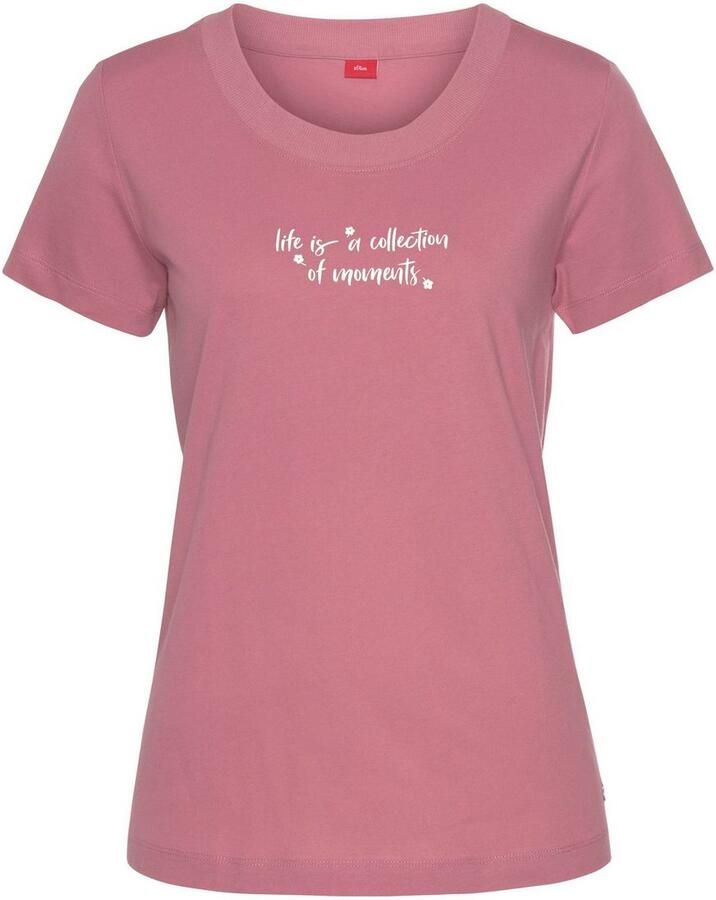 S.Oliver RED LABEL Beachwear Pyjama top met schattige frontprint