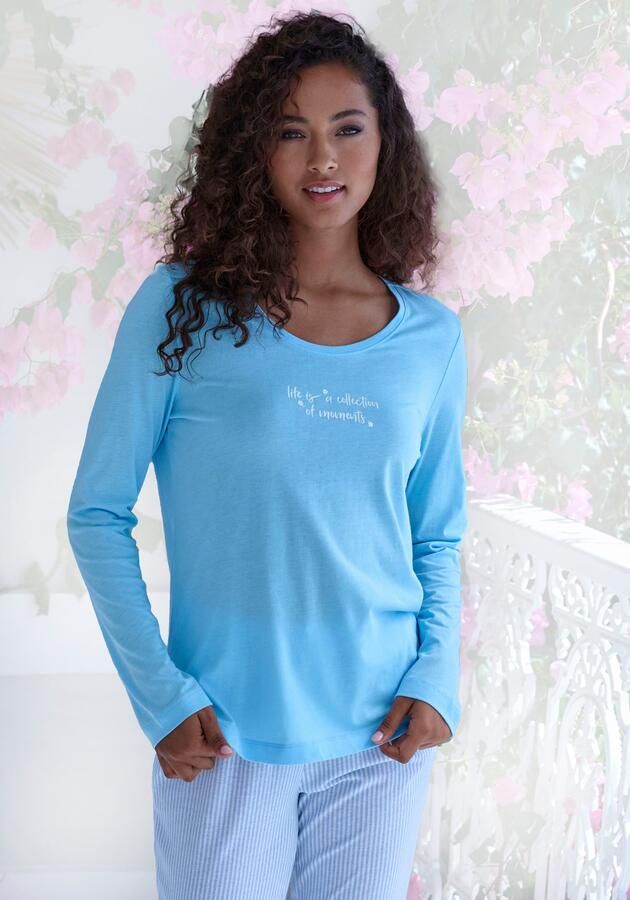 S.Oliver RED LABEL Shirt met lange mouwen en statementprint model 'Everyday' - Foto 5