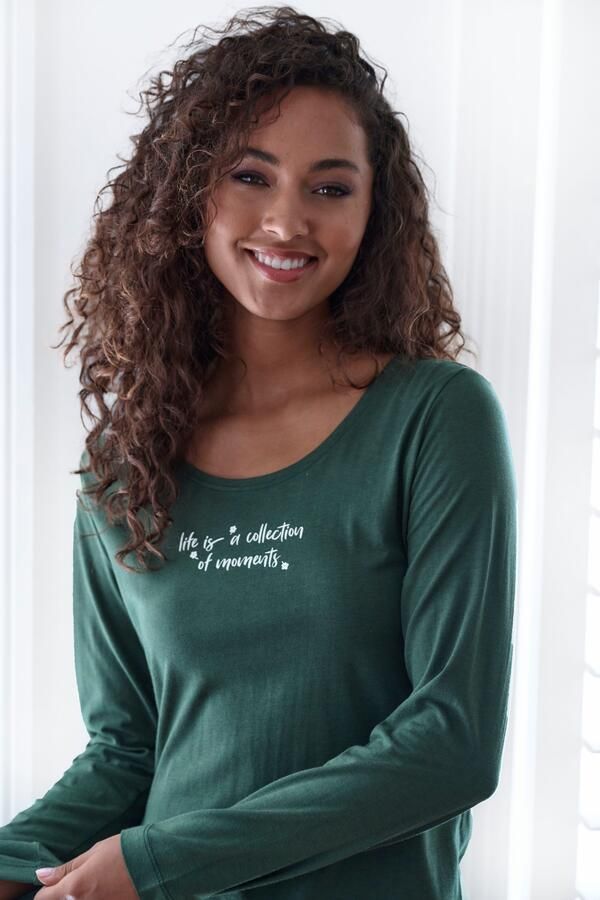 S.Oliver RED LABEL Beachwear Pyjama top met schattige frontprint - Foto 7