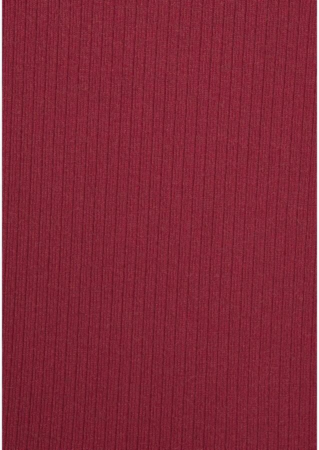 S.Oliver RED LABEL Beachwear Pyjama top van geribde stof met rimpelrandjes - Foto 4