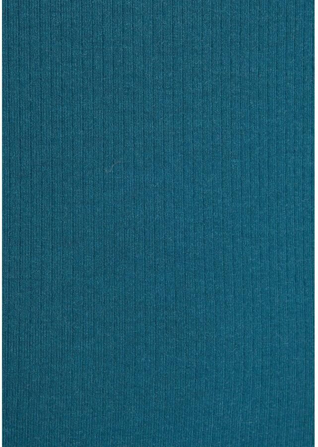 S.Oliver RED LABEL Beachwear Pyjama top van geribde stof met rimpelrandjes - Foto 2