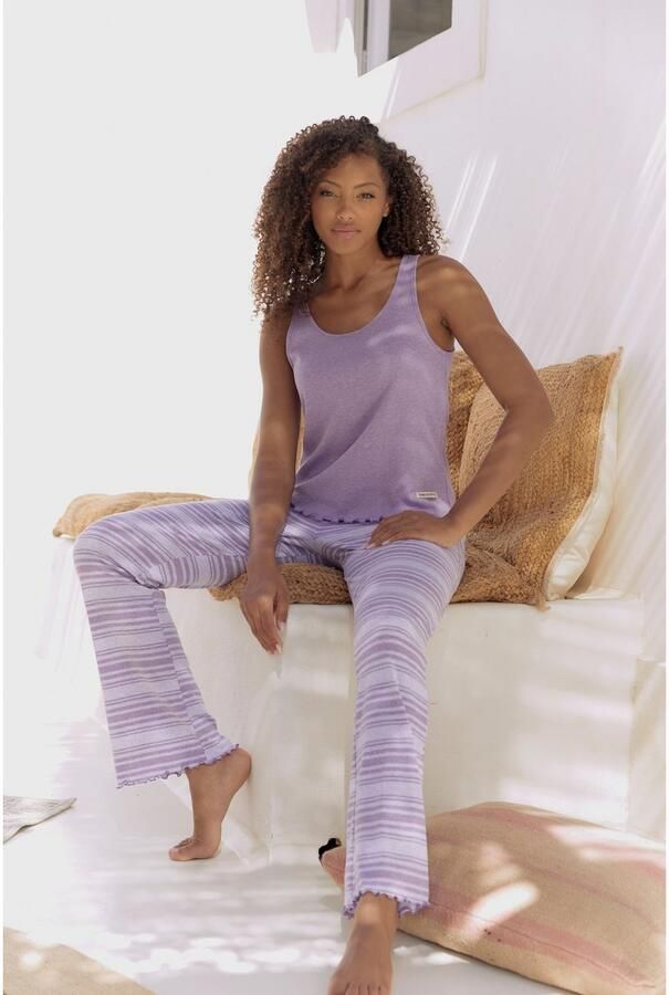 S.Oliver RED LABEL Beachwear Pyjamabroek met babylock-details - Foto 4