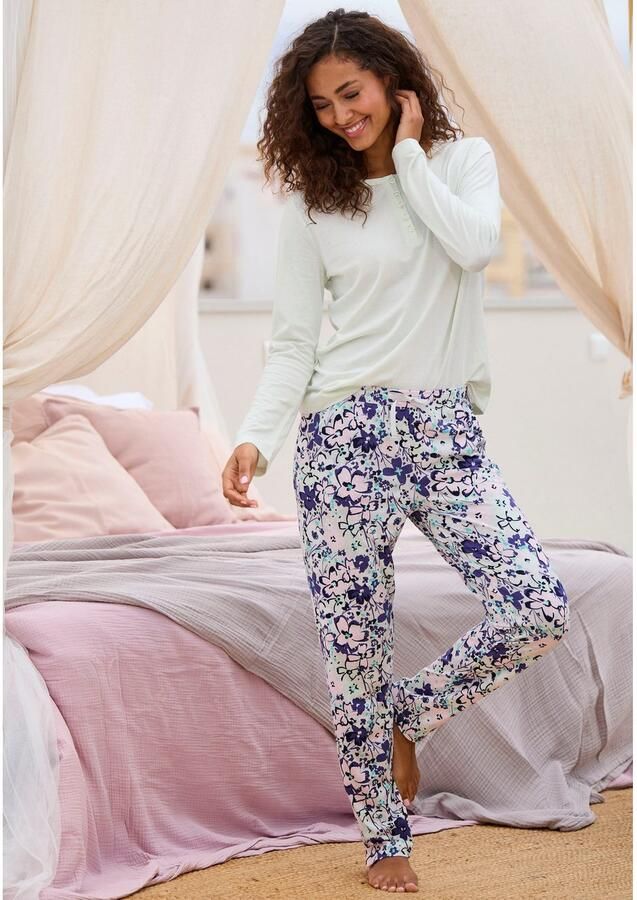 S.Oliver RED LABEL Beachwear Pyjamabroek met mooie all-over print - Foto 3