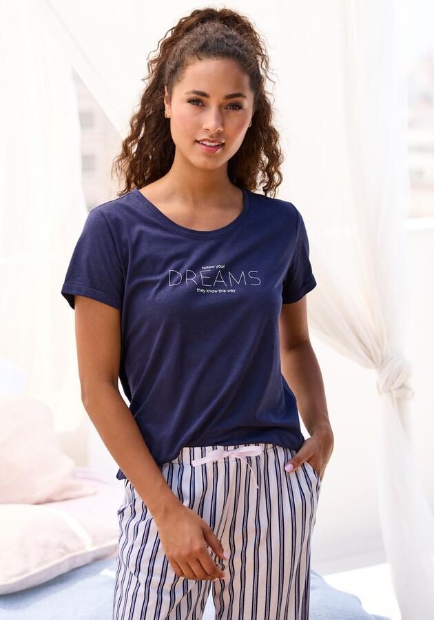 S.Oliver RED LABEL Beachwear Pyjamabroek met mooie all-over print - Foto 7