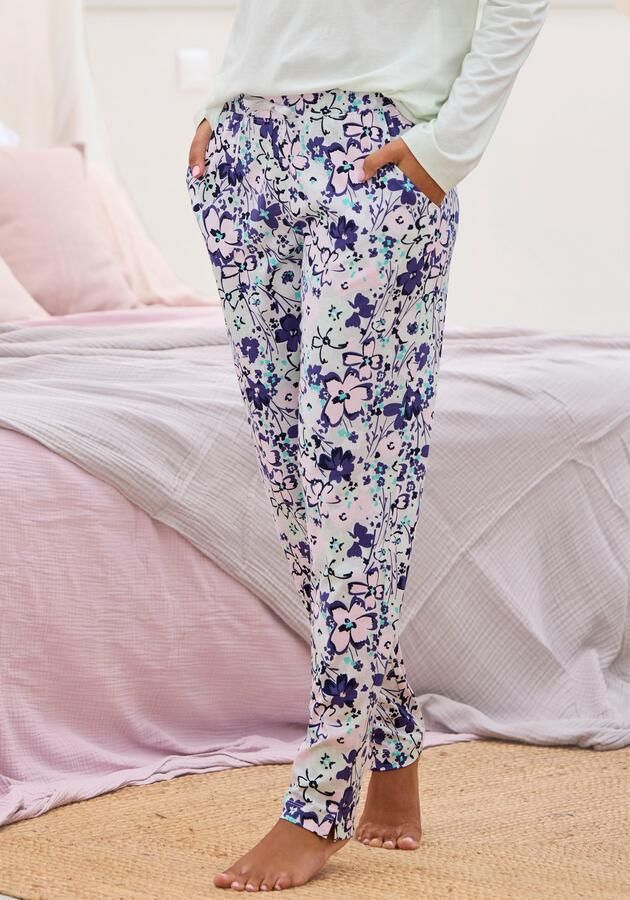 S.Oliver RED LABEL Beachwear Pyjamabroek met mooie all-over print - Foto 4