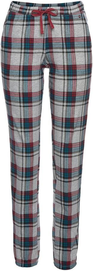 S.Oliver RED LABEL Beachwear Pyjamabroek met motief all-over en contrastkleurige koord - Foto 4