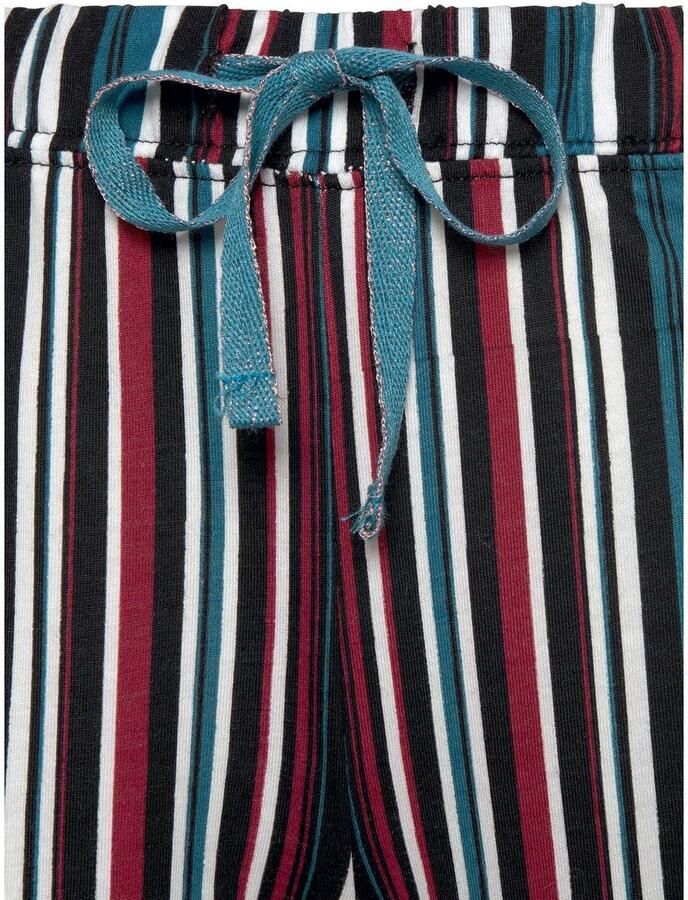 S.Oliver RED LABEL Beachwear Pyjamabroek met motief all-over en contrastkleurige koord