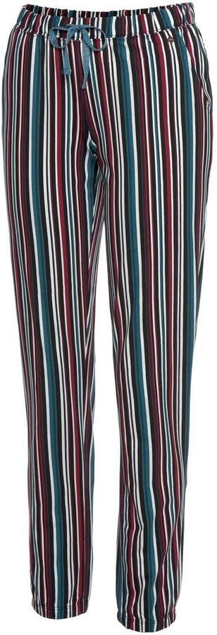 S.Oliver RED LABEL Beachwear Pyjamabroek met motief all-over en contrastkleurige koord - Foto 6