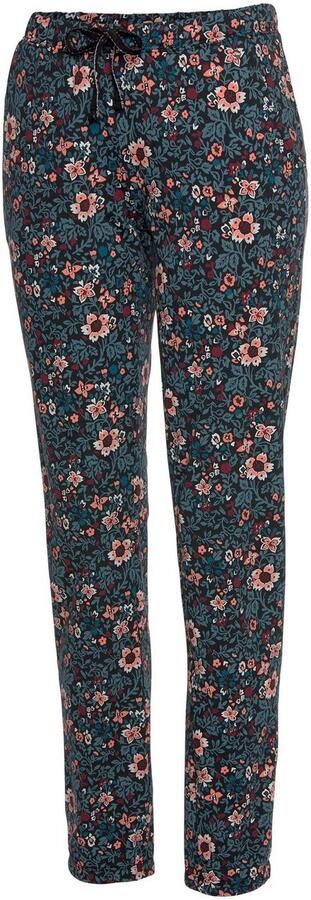 S.Oliver RED LABEL Beachwear Pyjamabroek met motief all-over en contrastkleurige koord - Foto 4