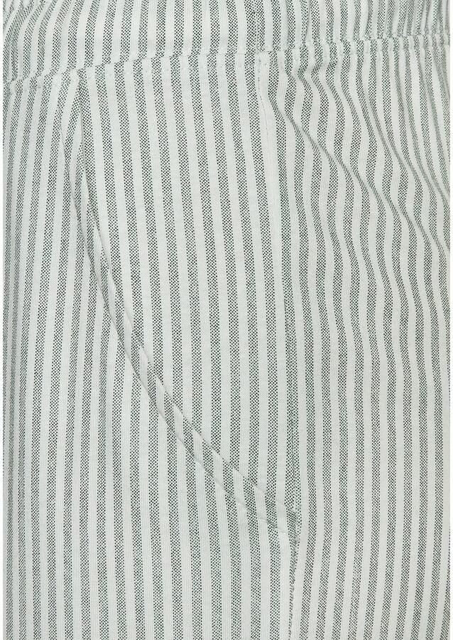 S.Oliver RED LABEL Pyjamabroek van een mix van katoen en viscose met streepmotief - Foto 2