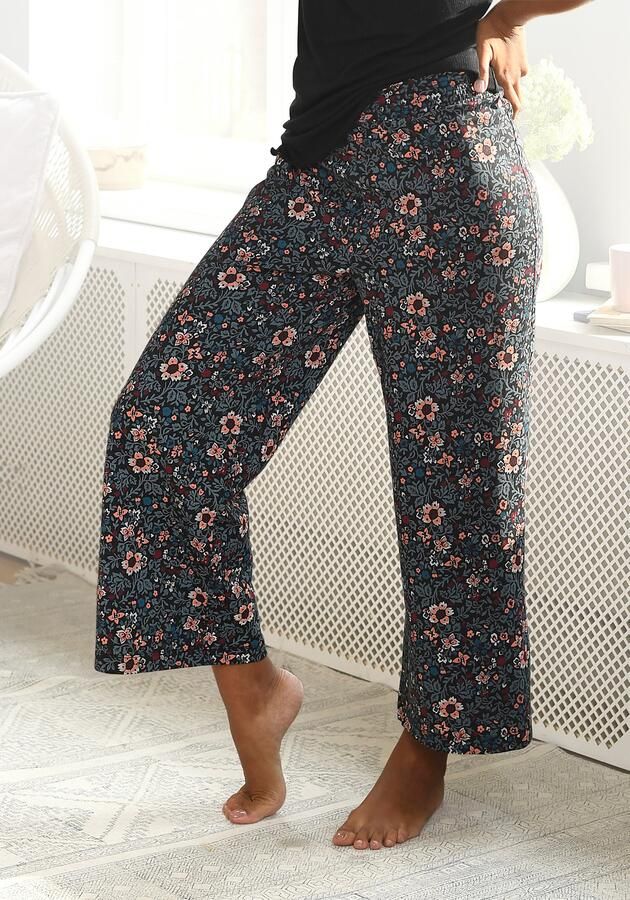 S.Oliver RED LABEL Beachwear Pyjamabroek motief all-over met elastische band - Foto 6