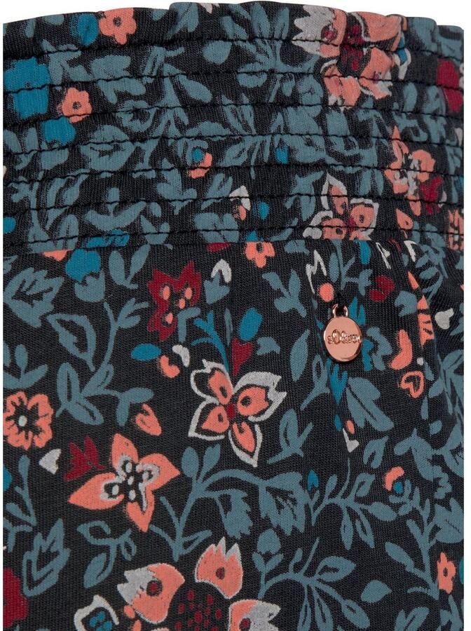 S.Oliver RED LABEL Beachwear Pyjamabroek motief all-over met elastische band