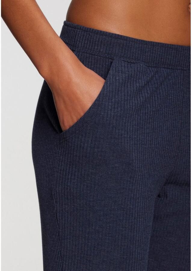 S.Oliver RED LABEL Beachwear Pyjamabroek Zachte ribkwaliteit