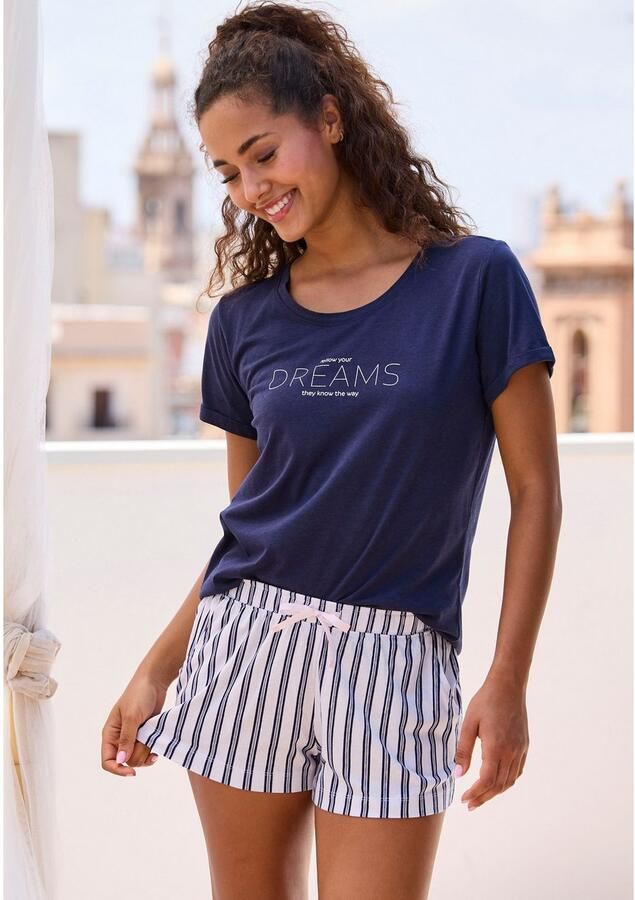 S.Oliver RED LABEL Beachwear Pyjamashort met mooie all-over print - Foto 7