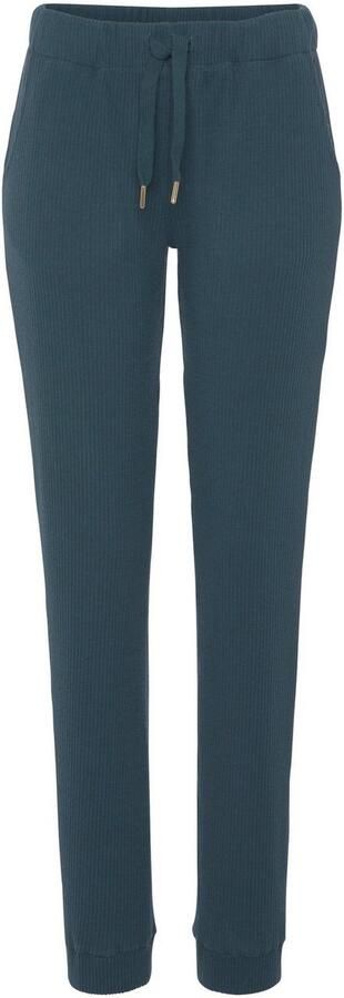 S.Oliver RED LABEL Beachwear Relaxbroek -broek in ribkwaliteit Sweatbroek van ribkwaliteit met insteekzakken loungewear - Foto 4