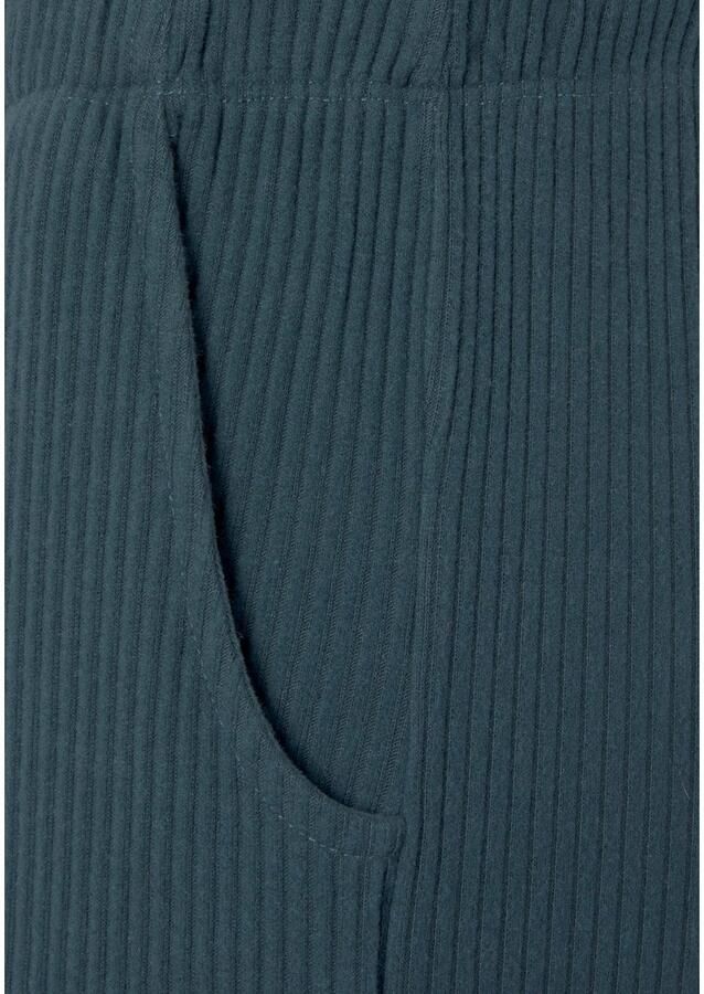 S.Oliver RED LABEL Beachwear Relaxbroek -broek in ribkwaliteit Sweatbroek van ribkwaliteit met insteekzakken loungewear - Foto 3