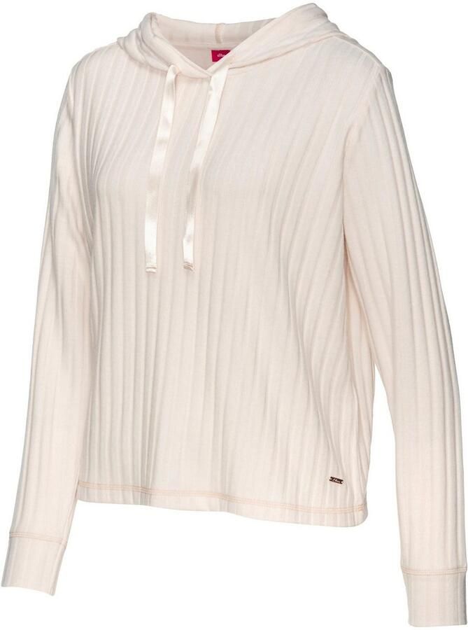 S.Oliver RED LABEL Beachwear Shirt met lange mouwen Capuchon met satijnband - Foto 2