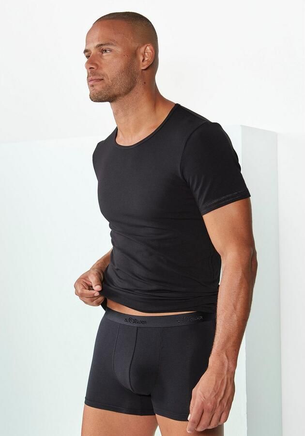 S.Oliver RED LABEL Beachwear Shirt voor eronder van zachte modal (1 stuk) - Foto 5