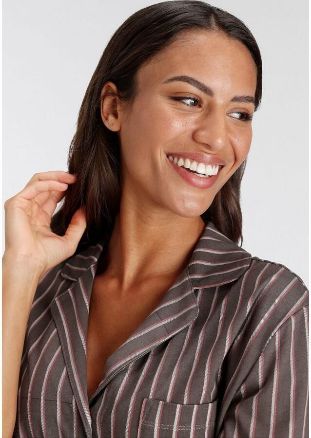 S.Oliver RED LABEL Beachwear Shortama met een mooi motief (2-delig)