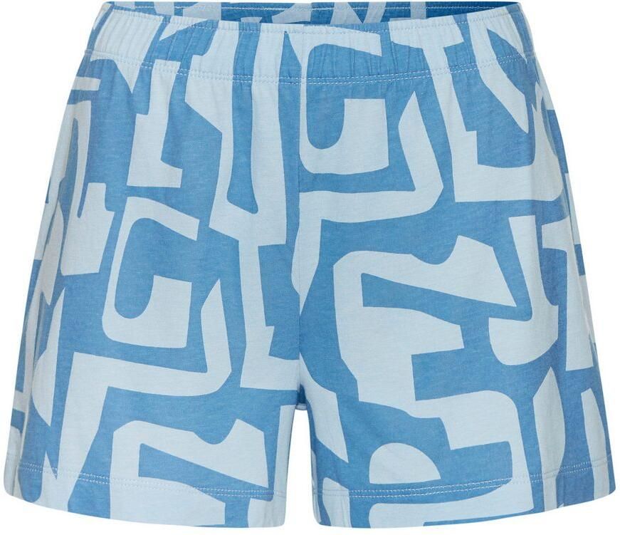 S.Oliver RED LABEL Beachwear Shortama met grafische print (2-delig)