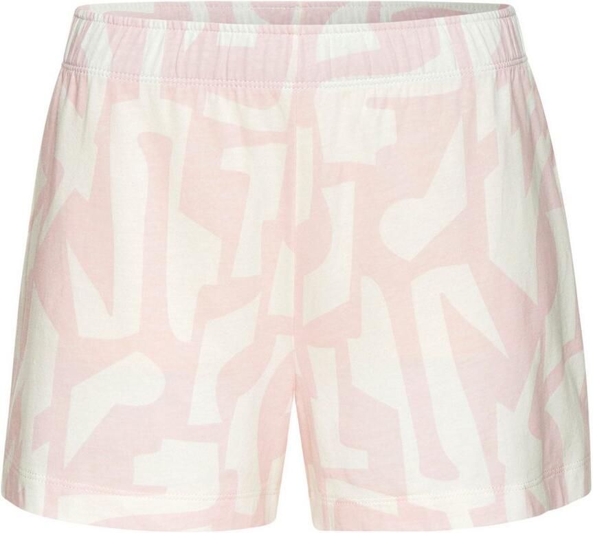 S.Oliver RED LABEL Beachwear Shortama met grafische print (2-delig)