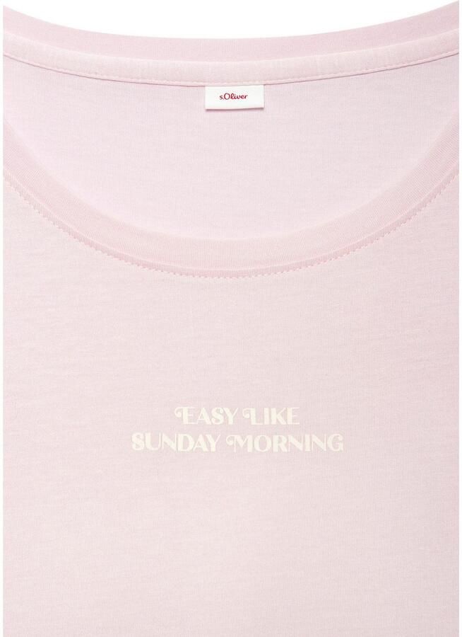 S.Oliver RED LABEL Beachwear Shortama met kleine frontprint (2-delig) - Foto 4