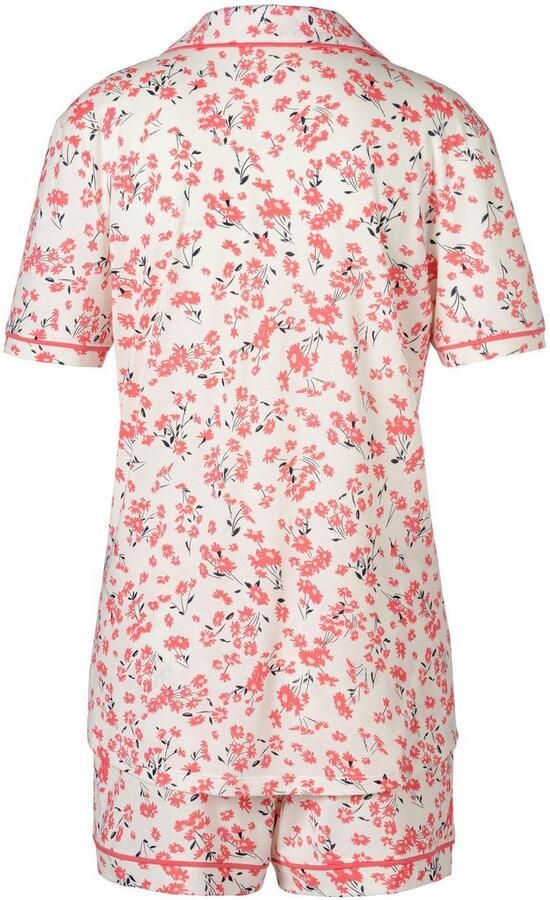 S.Oliver RED LABEL Beachwear Shortama met knoopsluiting en borstzak (2-delig)